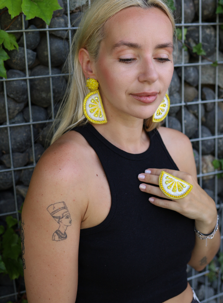 Каблучка "Lemon" SS-03-16-2 фото